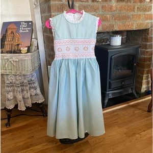 Smocked Handmade Girls Dress size 4